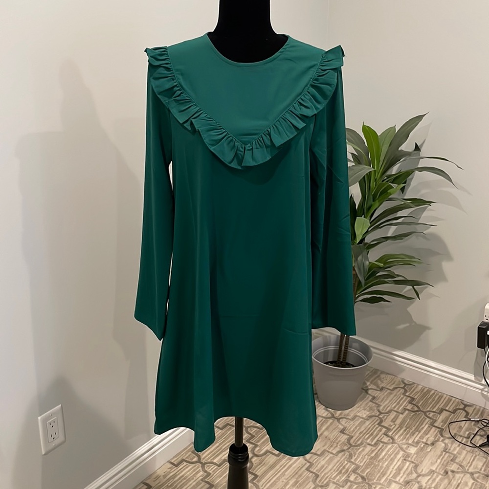 Hunter green dress